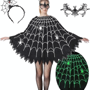 spider web poncho for women